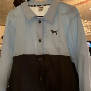 BRAND NEW VICTORIAS SECRET PINK CROP LIGHT JACKET